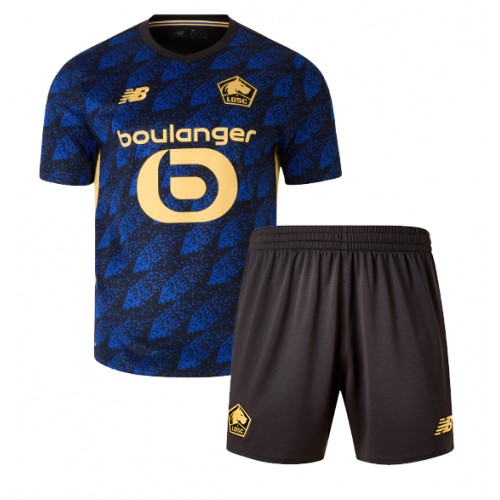 Maglia Calcio Lille OSC Terza Divisa Bambino 2025-26 Manica Corta (+ pantaloncini)